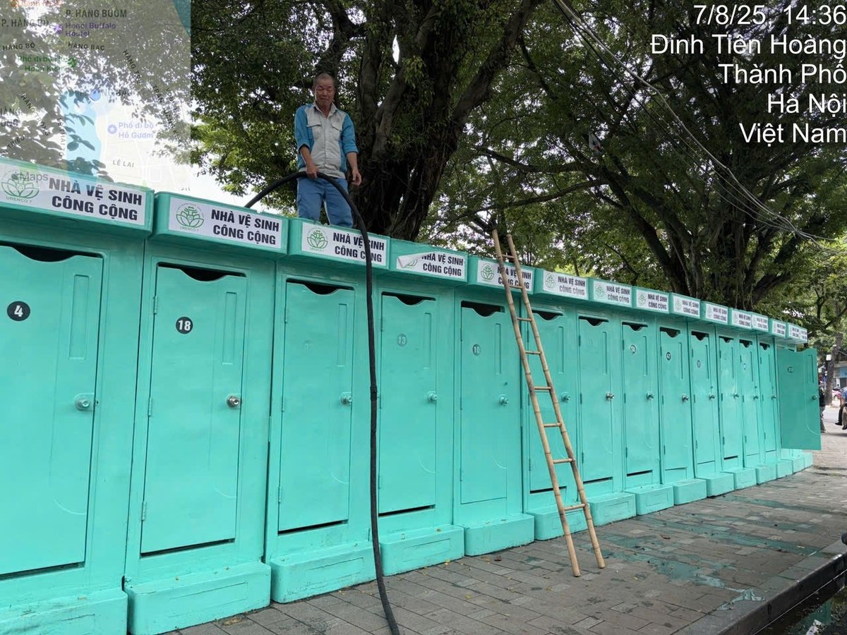 Hà Nội vận hành hơn 1.000 nhà vệ sinh, sẵn sàng đón 1 triệu khách dịp 2/9