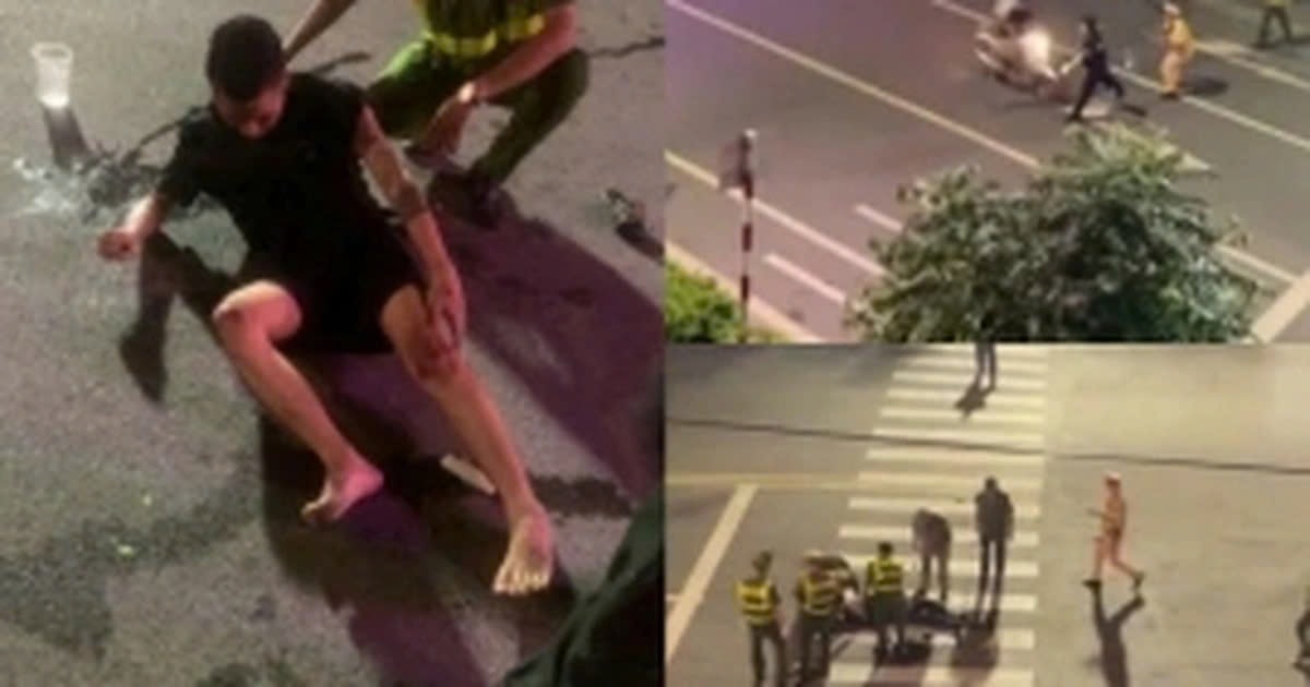 Danh tính 2 đối tượng lao xe vào đại uý CSCĐ đang làm nhiệm vụ bảo vệ buổi hợp luyện A80