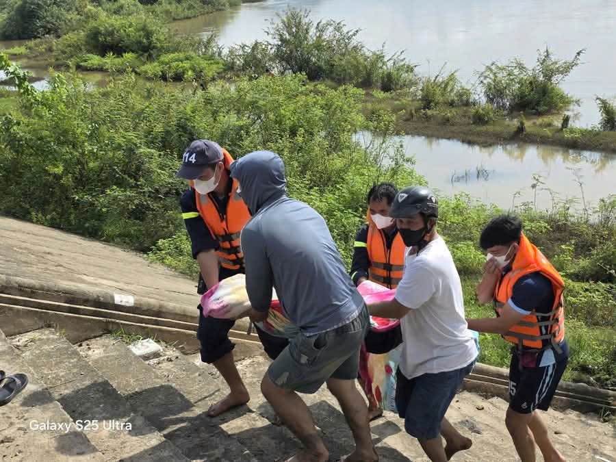 Tìm thấy thithe nạn nhân đuối nước trên sông Ba