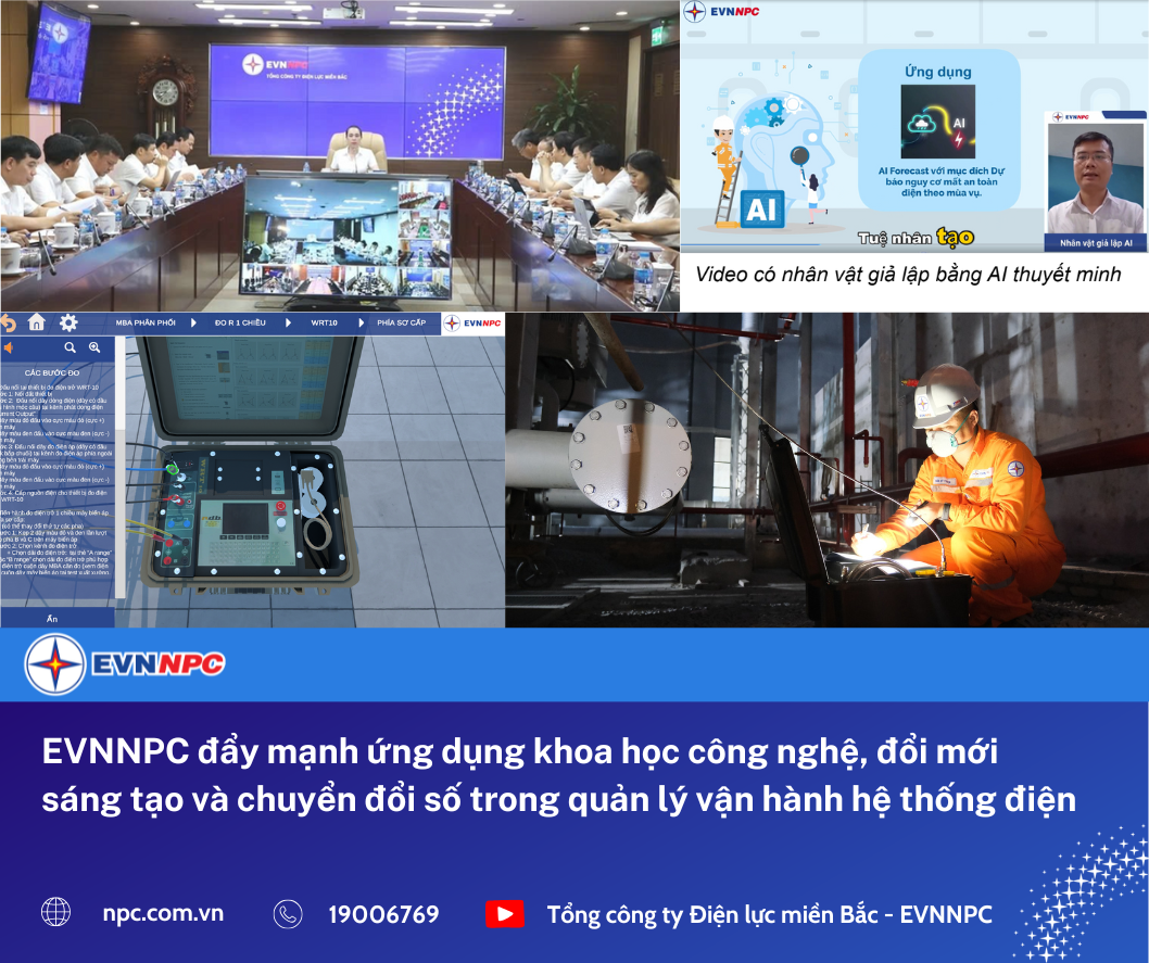 Đội Quản lý điện lực khu vực Văn Giang: Ứng dụng khoa học, công nghệ trong quản lý, vận hành lưới điện