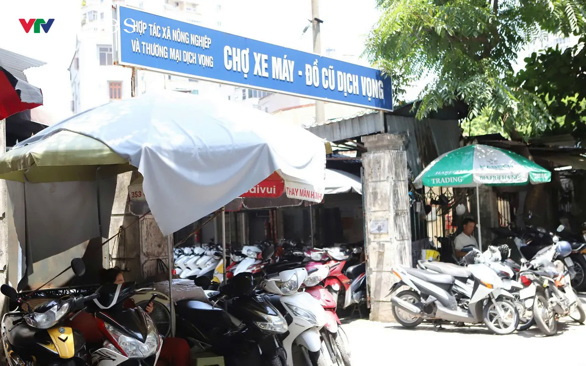 Chợ xe cũ Dịch Vọng đứng trước thách thức chuyển mình
