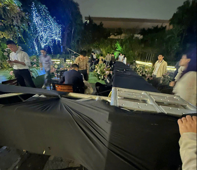 Khởi tố vụ cô gái mất 96% sức khỏe vì bị khung đỡ đèn tiệc cưới đổ sập, đè lên người