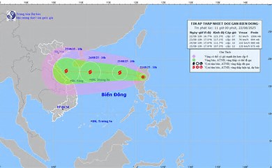 Cảnh báo bão số 5 ảnh hưởng rộng, mưa gió dữ dội, đúng kỳ nghỉ lễ 2-9