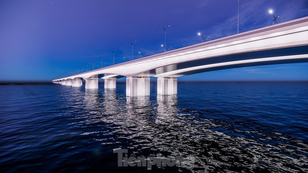 Hình ảnh thiết kế 6 cầu qua sông Hồng sẽ khởi công năm 2025