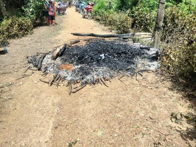 Vợ phát hiện chồng tử vong trong tình trạng bị cháy