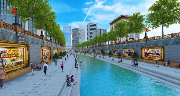 Hà Nội sắp làm công viên dọc sông Tô Lịch và xây nhà hát cạnh hồ Tây