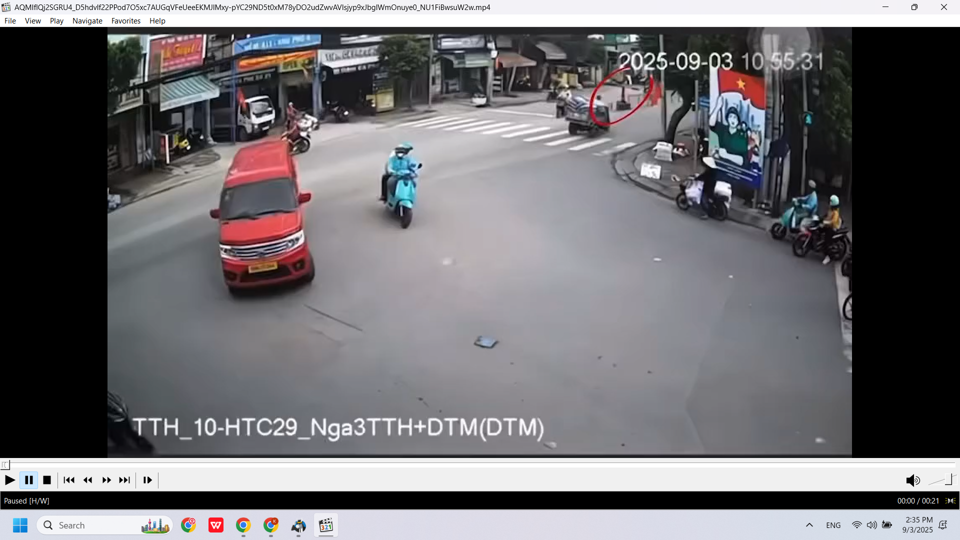 Trích xuất camera vụ tainan khiến 2 mẹ con tuvong sáng nay tại đường Dương Thị Mười, Quận 12