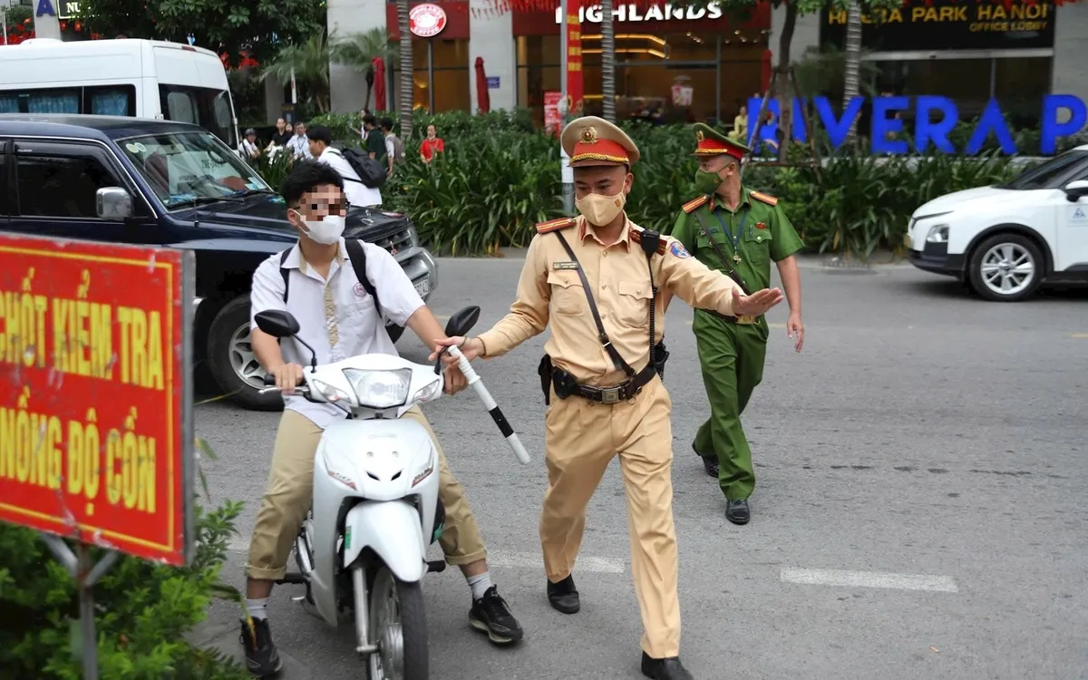 Hà Nội: Triển khai cao điểm xử lý học sinh vi phạm giao thông từ hôm nay (12/9)