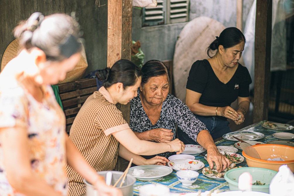 Mâm cỗ đặc biệt trong đám giỗ miền Tây