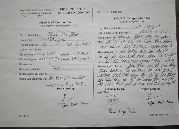 Cụ bà nhận hóa đơn tiền điện 12 triệu đồng/tháng, bất ngờ kết quả kiểm tra