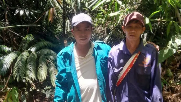 Tìm thấy người đàn ông để 2 con nhỏ ở chòi, vào rừng rồi mất tích
