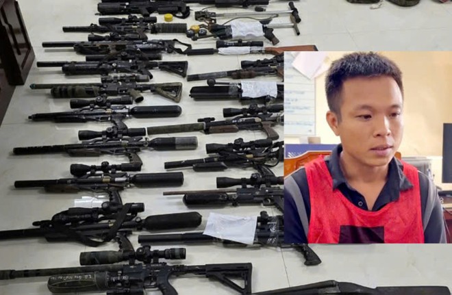 Bắt nhóm đối tượng chế tạo, mua bán vũ khí số lượng “khủng”