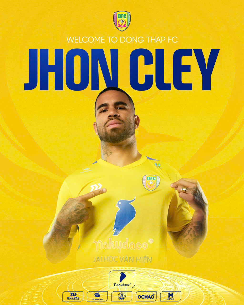 CHÀO ĐÓN “CHÀNG VŨ CÔNG SAMBA” GIA NHẬP DONGTHAP FC – 𝗝𝗛𝗢𝗡 𝗖𝗟𝗘𝗬