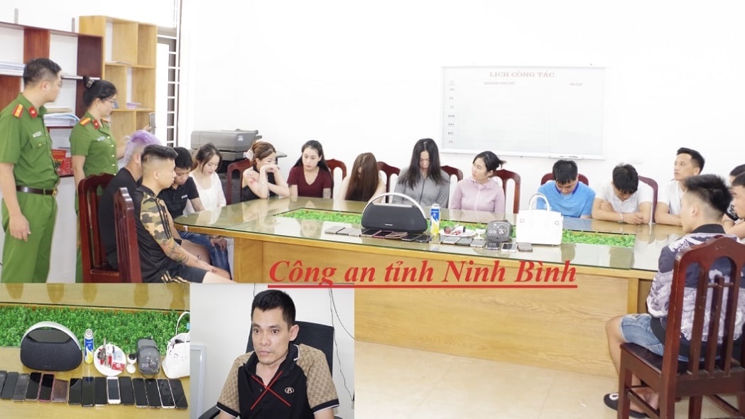 Kiểm tra, phát hiện, bắt giữ nhóm đối tượng tổ chức sử dụng trái phép chất ma tuý