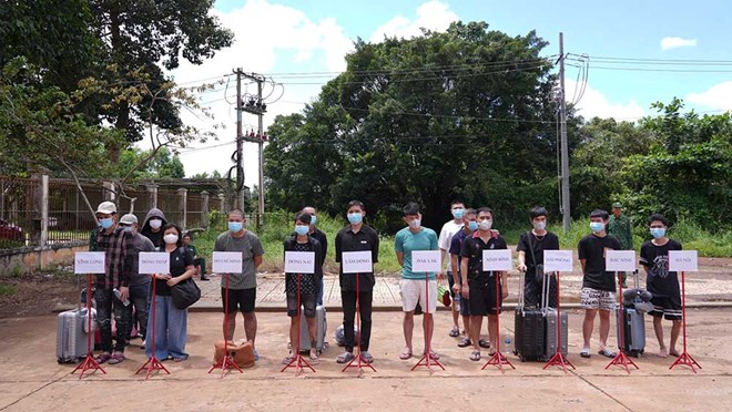 Tây Ninh hoàn thành tiếp nhận 15 công dân Việt Nam do phía Campuchia trao trả