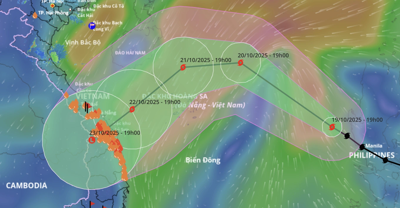Bão Fengshen có thể mạnh lên cấp 11, miền Trung sắp mưa lớn diện rộng