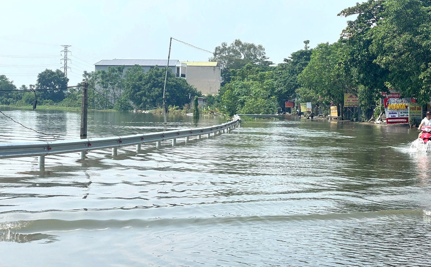 Một xã ở Phú Thọ có nhiều điểm ngập cục bộ đe dọa khu công nghiệp và đời sống dân cư