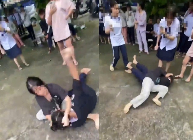 TP HCM: Công an xác minh video 2 nữ sinh ở Hiệp Bình đánh nhau