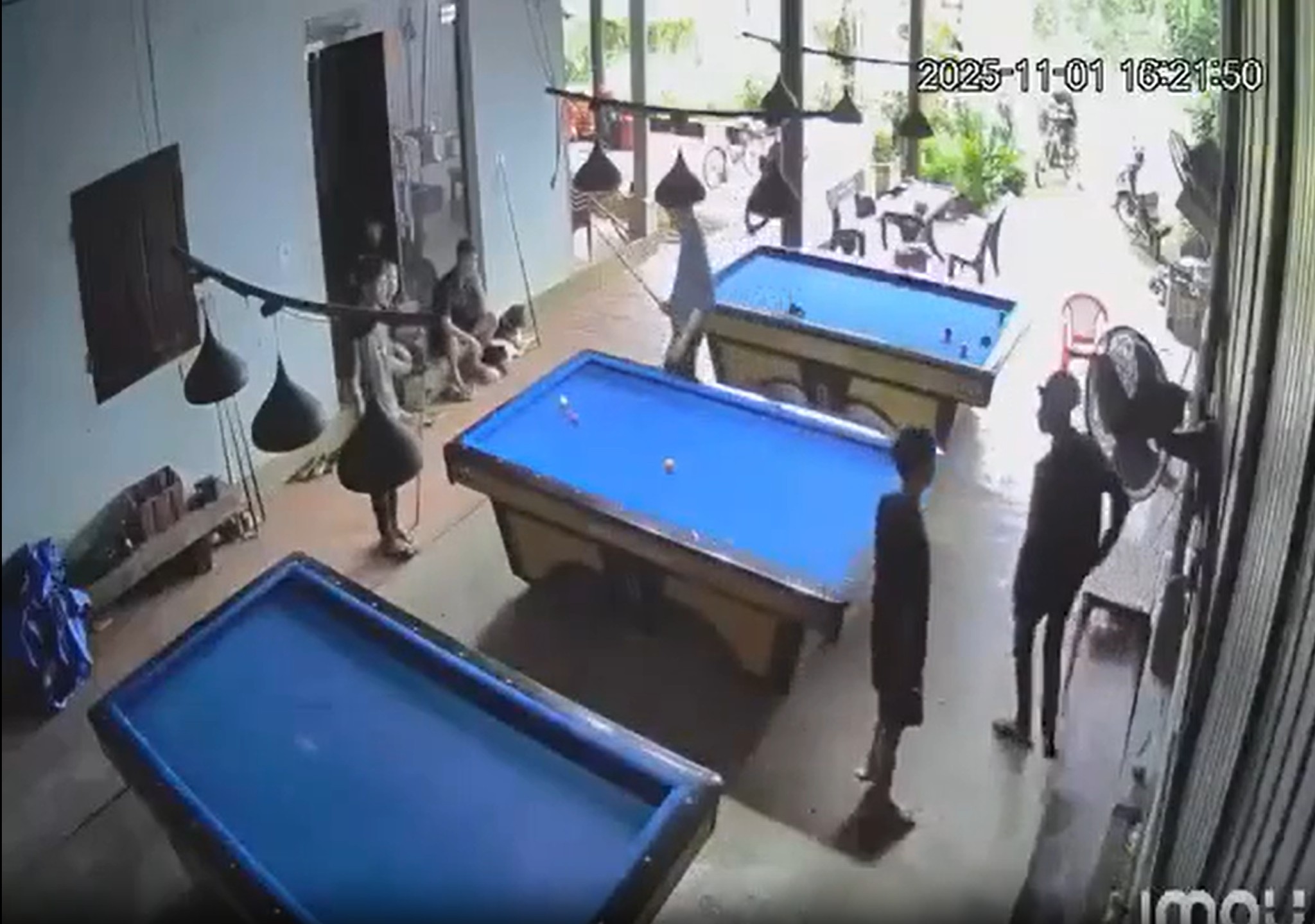 Mâu thuẫn khi chơi bida ở Daklak