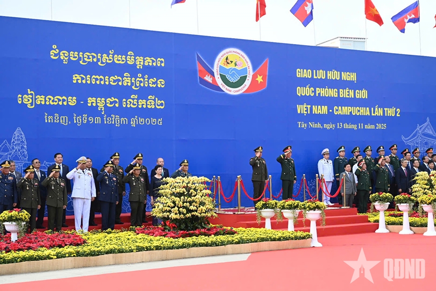 Giao lưu hữu nghị quốc phòng biên giới Việt Nam – Campuchia lần thứ hai chính thức bắt đầu