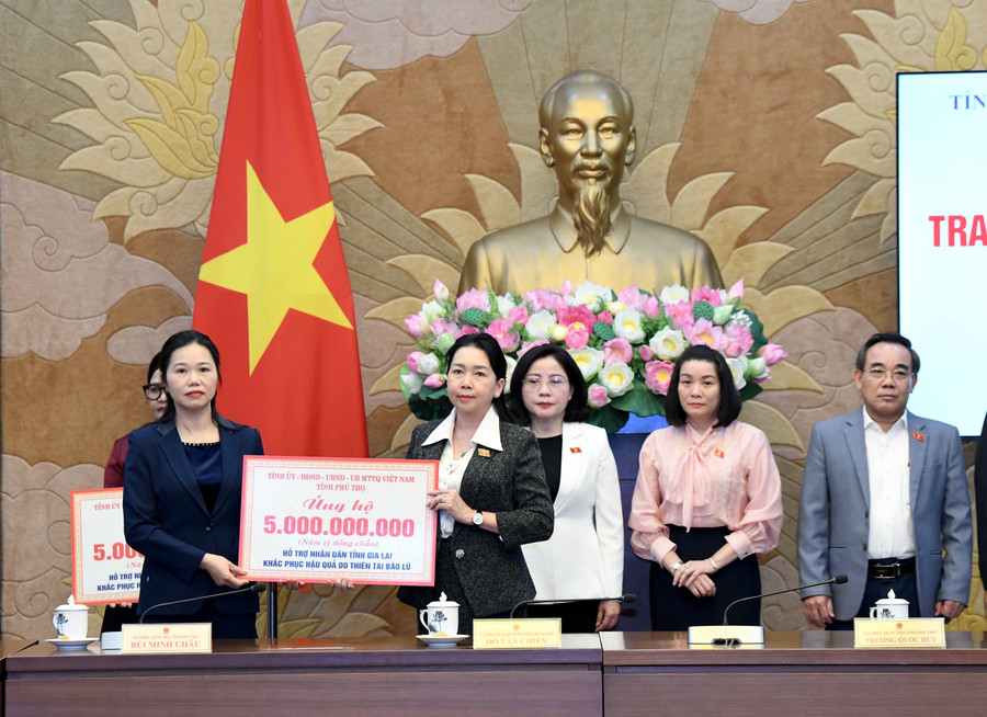 Tỉnh Phú Thọ hỗ trợ Gia Lai 5 tỷ đồng khắc phục hậu quả thiên tai