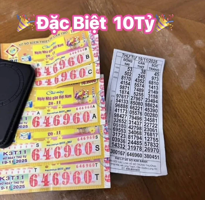 2 người đàn ông trúng đặc biệt ngay Ngày Quốc tế Nam giới