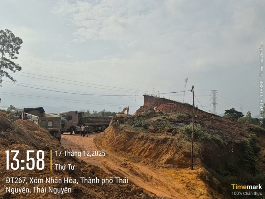 Thái Nguyên: Bất chấp lệnh cấm, tình trạng khai thác đất trái phép vẫn diễn ra công khai tại phường Quyết Thắng