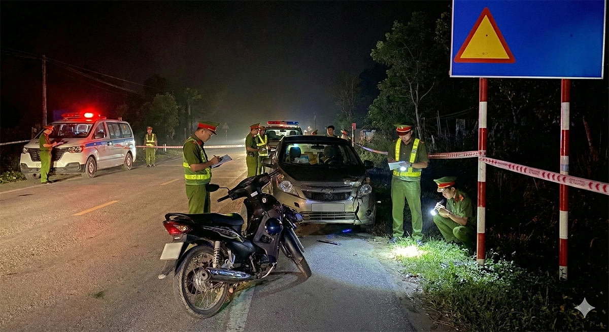 Tìm thông tin vụ tai nạn giao thông trên đường Thái Nguyên – Chợ Mới