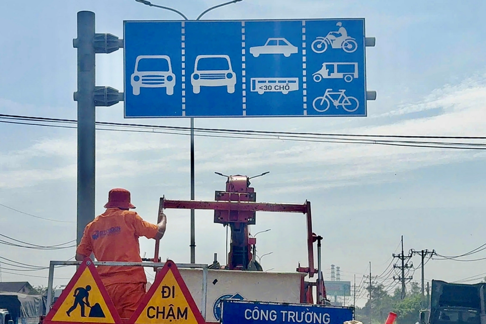 Quốc lộ 51 qua Đồng Nai chính thức áp dụng phân làn mới