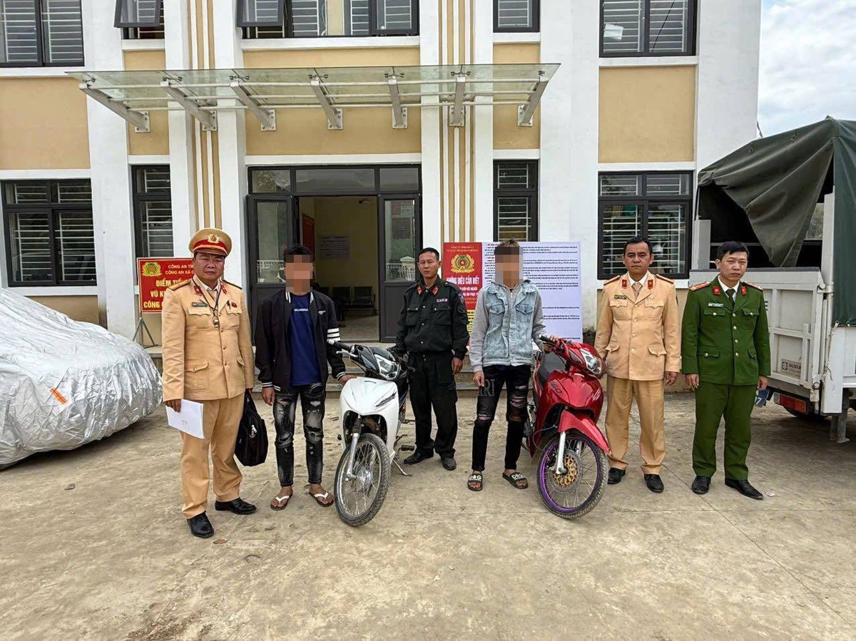 Hai thanh niên ở Sơn La tự quay video vi phạm giao thông đăng lên mạng