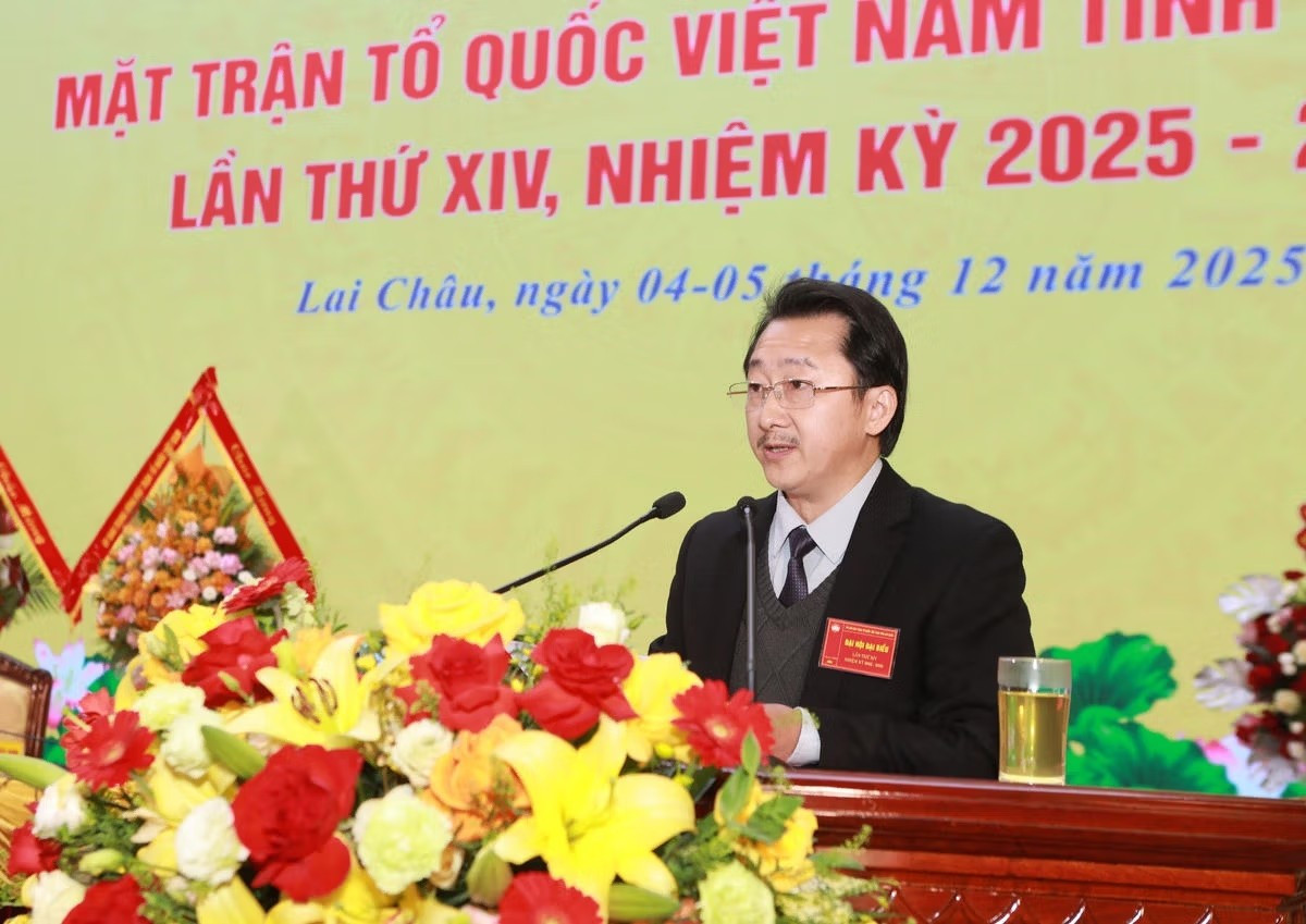 Ông Sùng A Hồ giữ chức Chủ tịch Ủy ban MTTQ Việt Nam tỉnh Lai Châu