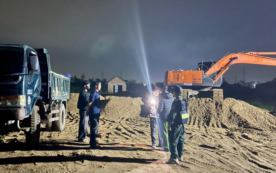 Công an Gia Lai triệt xóa đường dây khai thác cát trái phép trên sông Côn