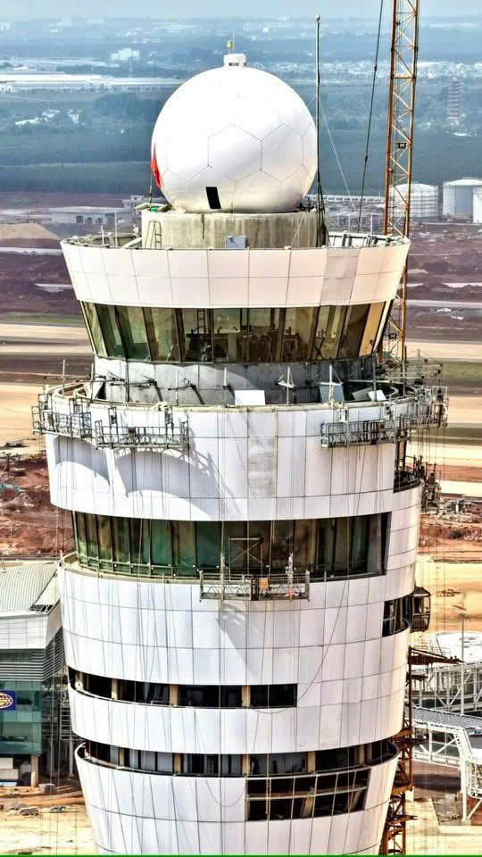 Lộ diện tháp không lưu cao nhất Đông Nam Á tại sân bay Long Thành