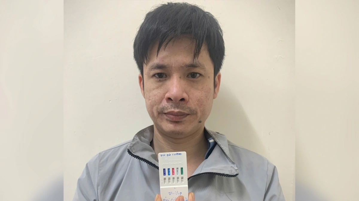 Bắt quả tang thanh niên tàng trữ ma túy đá ở Đồng Hỷ, Thái Nguyên