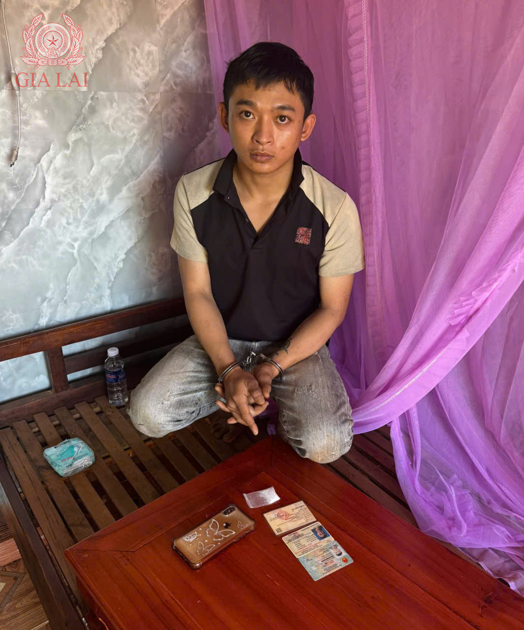 Công an xã Chư Pưh phát hiện đối tượng tàng trữ trái phép chất ma túy