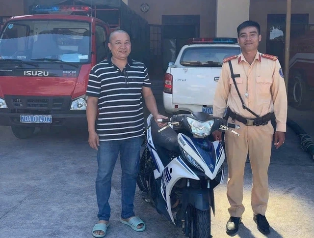 CSGT Tây Ninh giúp người dân tìm được xe sau gần 12 năm bị trộm