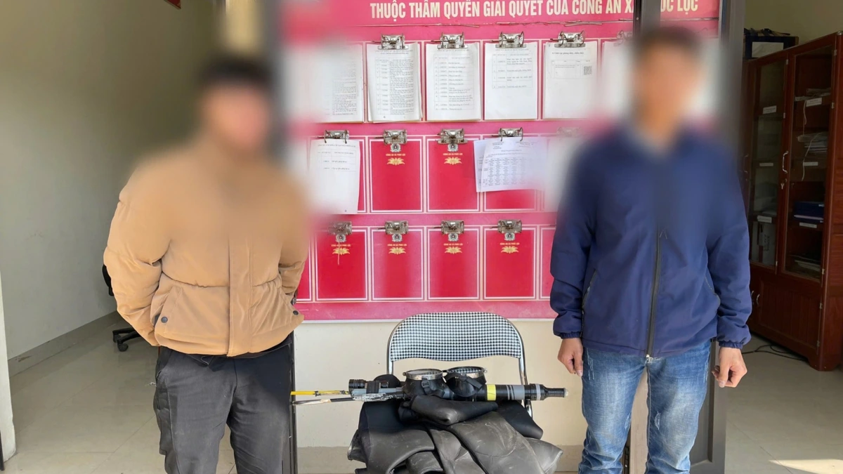 Thái Nguyên: Nửa đêm kích điện bắt cá, 5 đối tượng bị xử lý