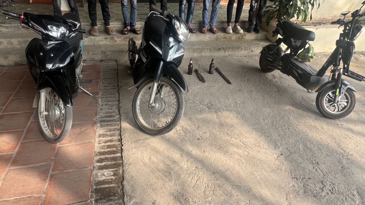 Ngăn chặn hai nhóm thanh niên có biểu hiện xô xát, đánh nhau ở Thái Nguyên