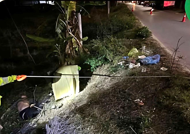 Hải Phòng: Xe máy lao xuống ruộng, người đàn ông tử vong tại chỗ