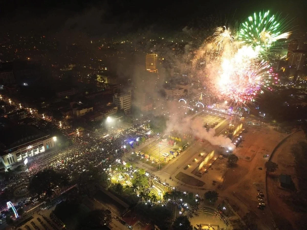 Thái Nguyên tổ chức 3 điểm bắn pháo hoa đêm giao thừa