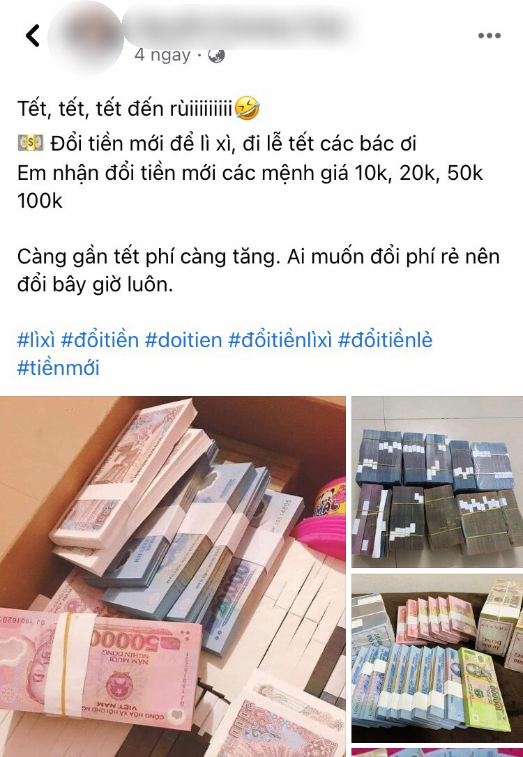 Đổi tiền mới dịp Tết – Cẩn thận vi phạm pháp luật