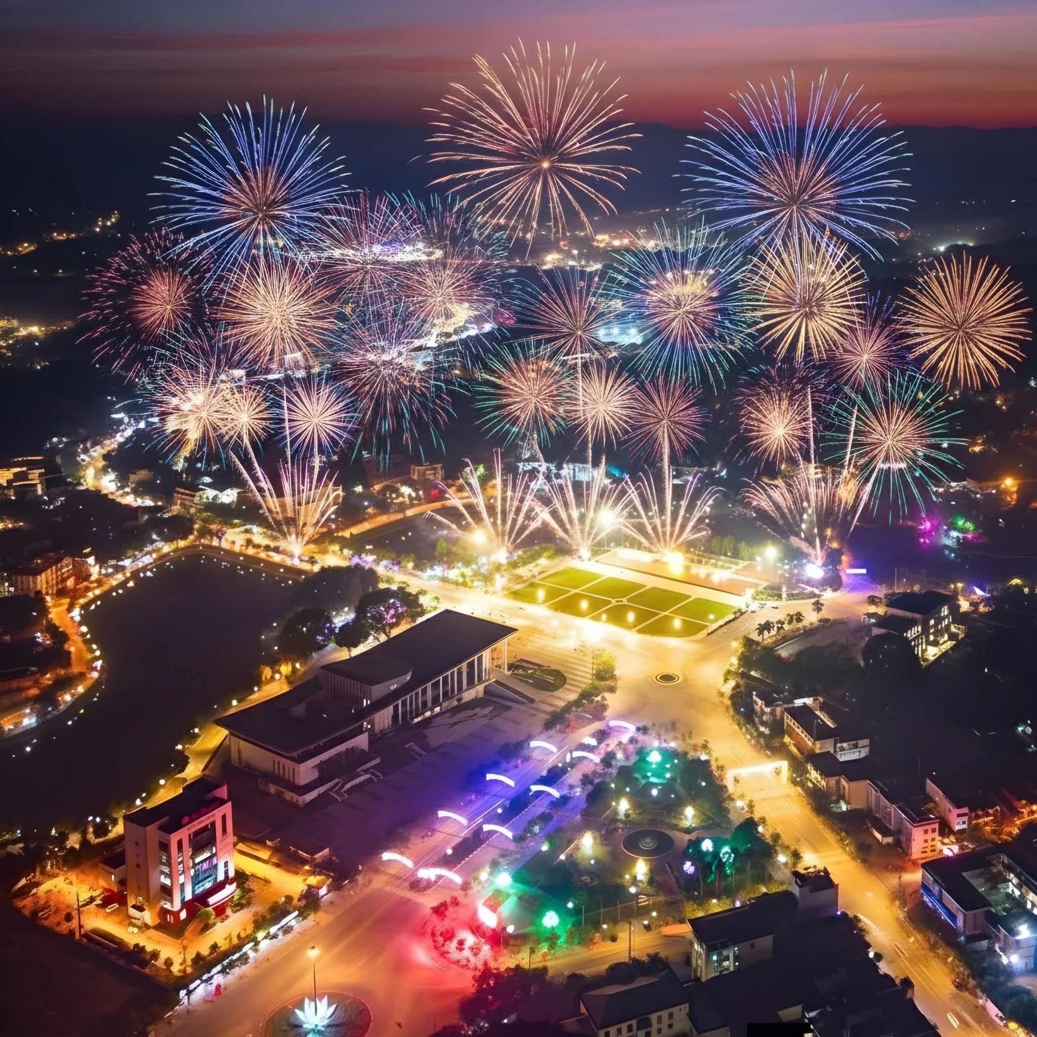 Yên Bái chính thức sẽ tổ chức bắn pháo hoa tại 7 địa điểm dịp Tết Nguyên đán Bính Ngọ năm 2026