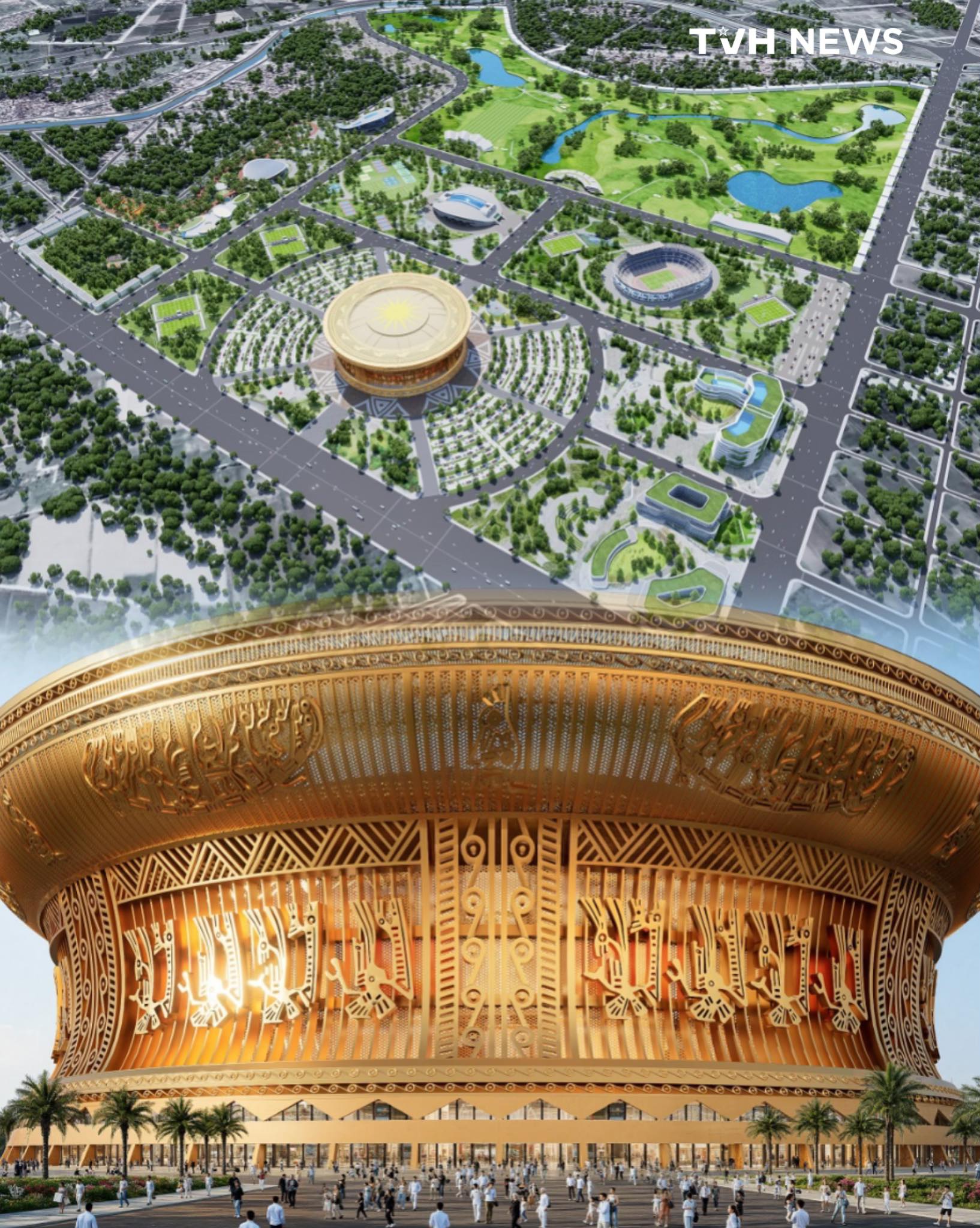 THẾ GIỚI LẠI XÔN XAO VỀ “SIÊU” SÂN VẬN ĐỘNG TRỐNG ĐỒNG CỦA VIỆT NAM