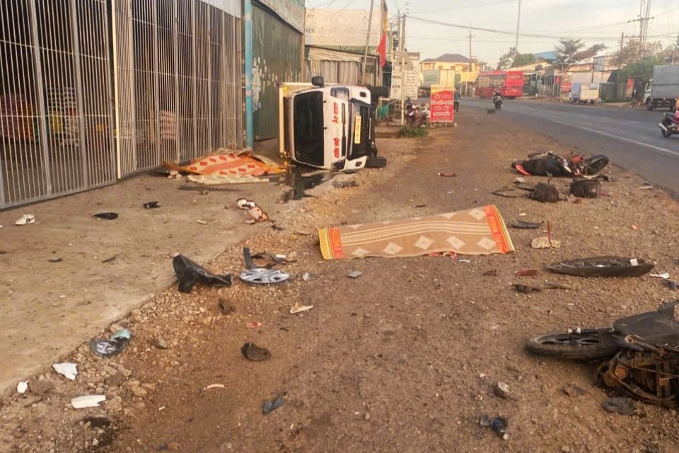 Tai nạn liên hoàn ở Lâm Đồng ‘do tài xế rượt đuổi nhau’