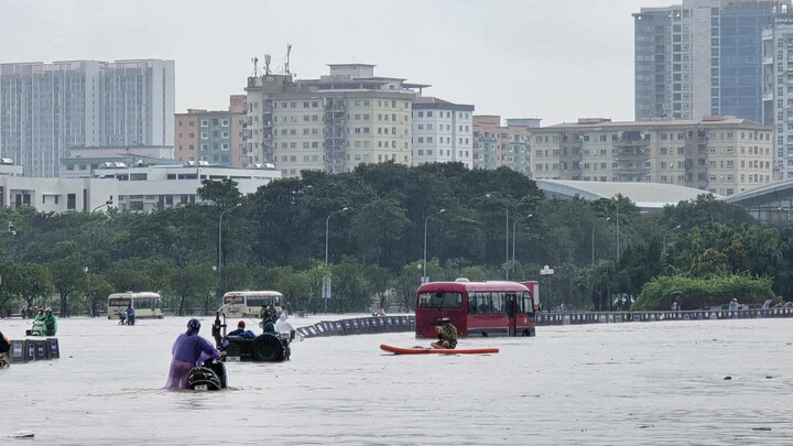 Hà Nội tính xây bể ngầm khổng lồ dung tích 125 triệu m³ để chống ngập