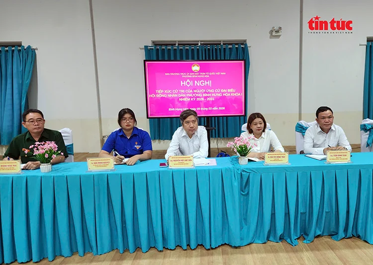 TP Hồ Chí Minh: Cử tri phường Bình Hưng Hòa kỳ vọng đại biểu HĐND gần dân, vì dân