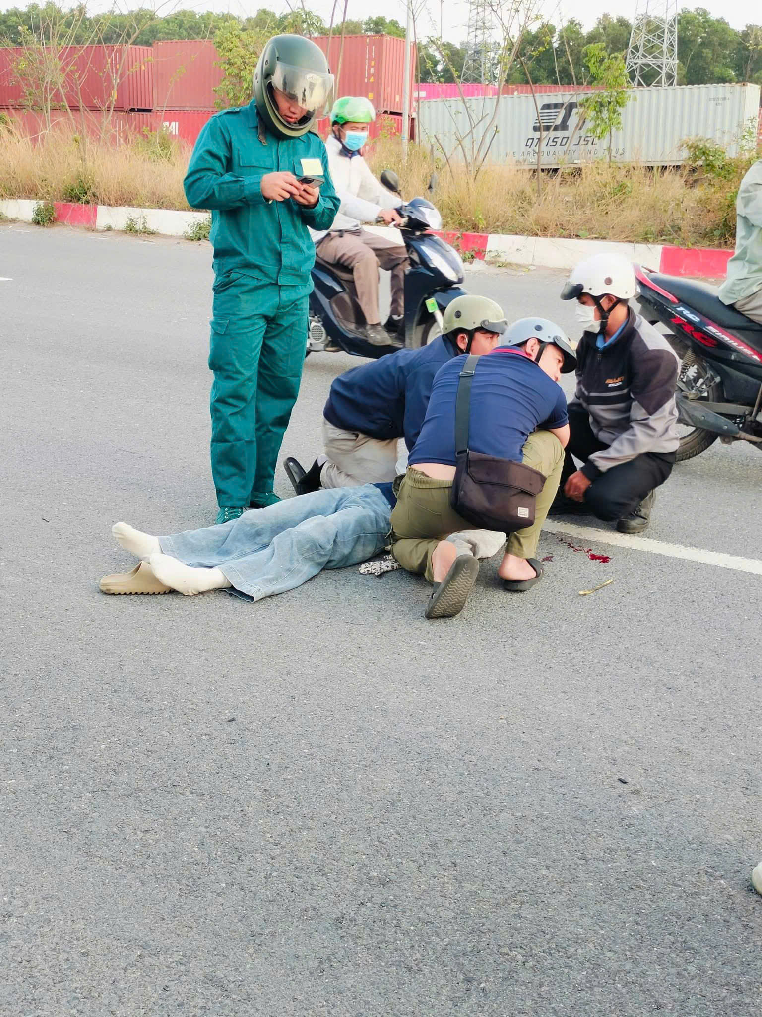 TNGT trên đường Nguyễn Hữu cảnh