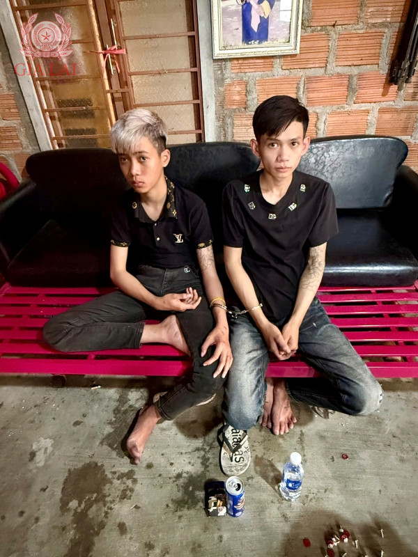 Công an xã Tuy Phước phối hợp phòng Cảnh sát điều tra tội phạm về ma túy phát hiện, bắt các đối tượng liên quan đến ma túy