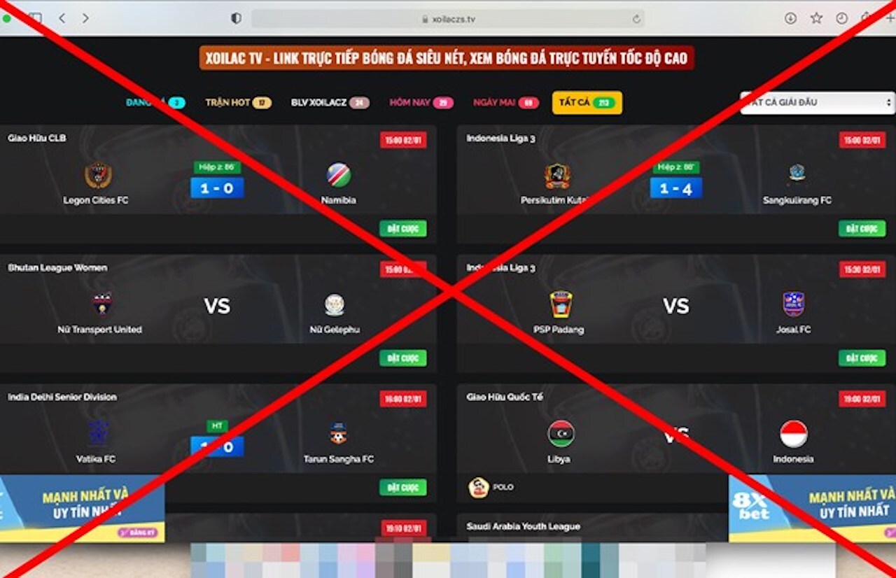 Khởi tố 30 bị can trong hệ thống ‘Xôi Lạc TV’