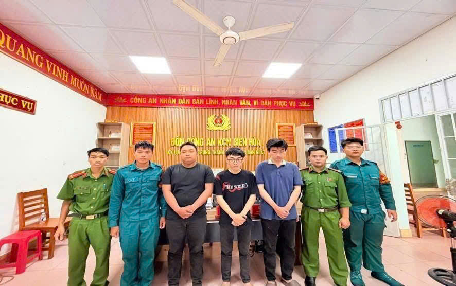 BIÊN HÒA: BẮT NHÓM ĐỐI TƯỢNG GIẢ DANH CÔNG AN CƯỠNG ĐOẠT TÀI SẢN